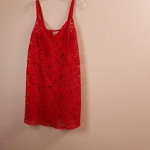 NEW DEESSE Lingerie Size 2X Floral lace Red color (B3) PJ